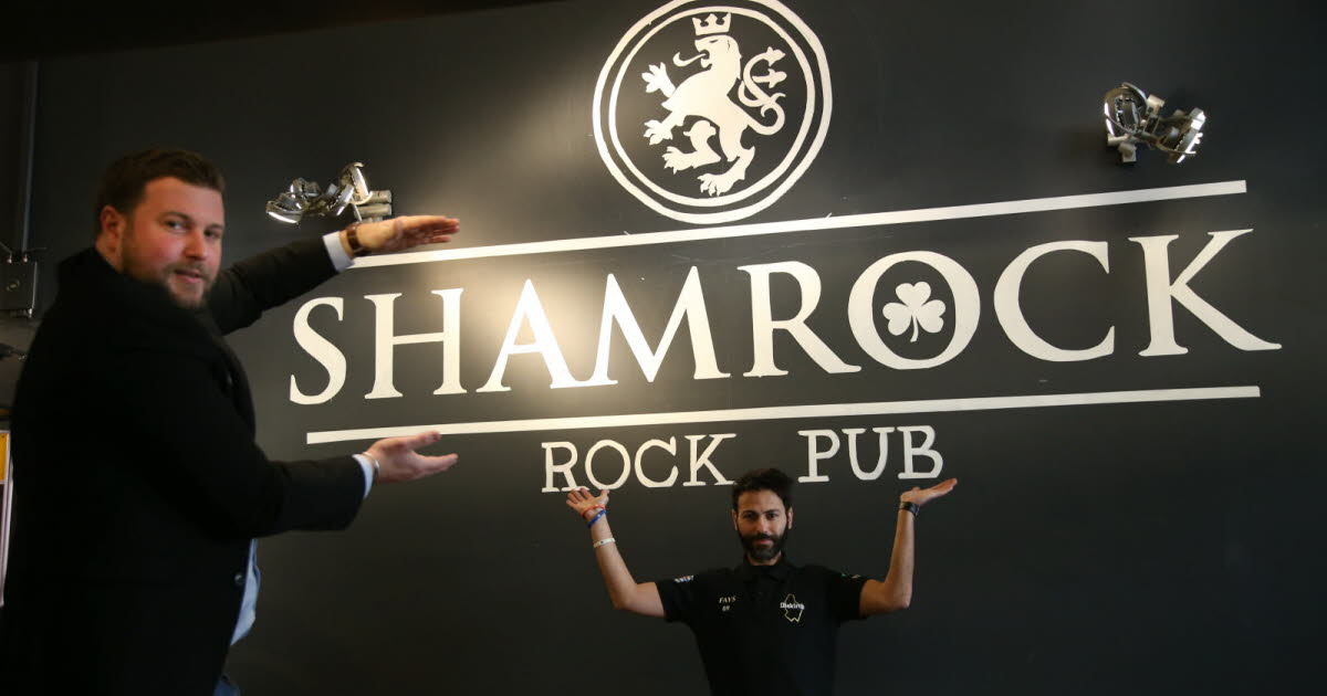 Shamrock Pub irlandais terrasse Namur